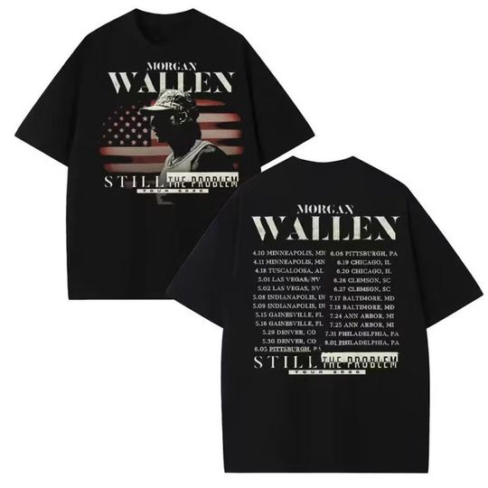 Discover Wallen Still The Problem Tour 2026 Mineral Wash T Shirts