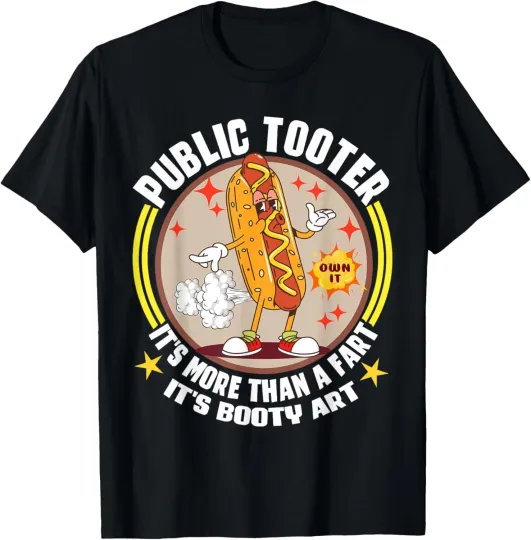 Discover Public Tooter Funny Inappropriate Embarrassing Adult Humor T-Shirt
