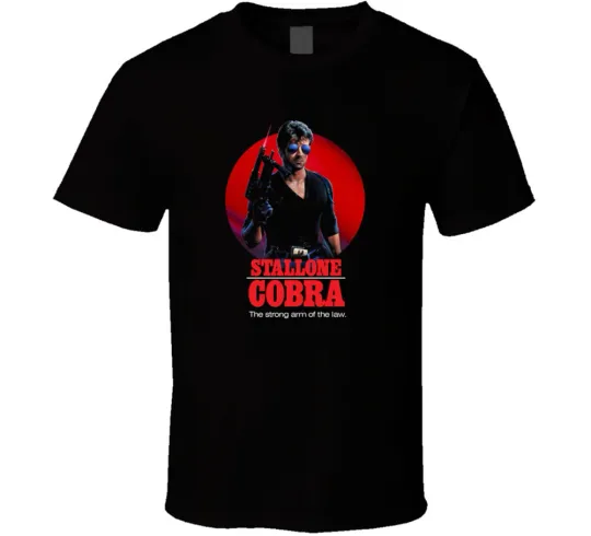 Discover Cobra, T-Shirt, Sylvester Stallone, Rambo, Rocky, Action, Movie