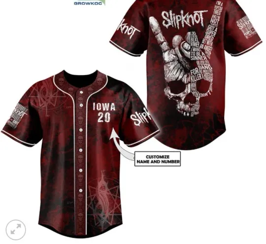 Discover SP KNOT I Want To Be A Sinner Personalized baseball jersey, 3d gift,2025 hot