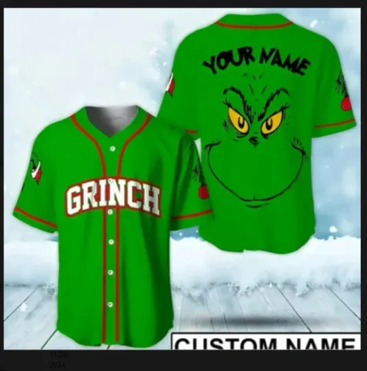 Discover new, The funny character Face Christmas baseball jersey, 3d gift,2025 hot