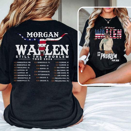 Discover Wallen Western Still The Problem Tour 2026 Comfort Colors Shirt, Wallen Western Shirt, Wallen Western Country Music Tee, Wallen Western Fan Gift