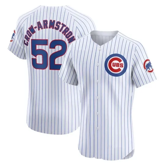 Discover Hot Pete Crow-Armstrong Jersey White Baseball Jesrey Gift For Fan Full Size TMB5