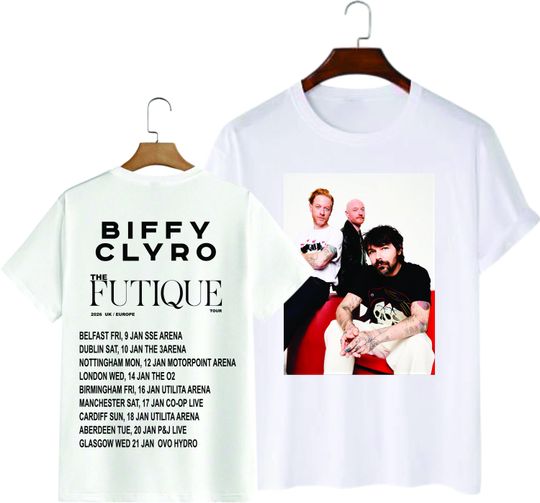 Discover Biffy Clyro T Shirt, The Futique Tour, Biffy Clyro Concert Tee, Pop Fans, Biffy Clyro Hoodie Unisex Top Gift Top Biffy Clyro Concert Jumper