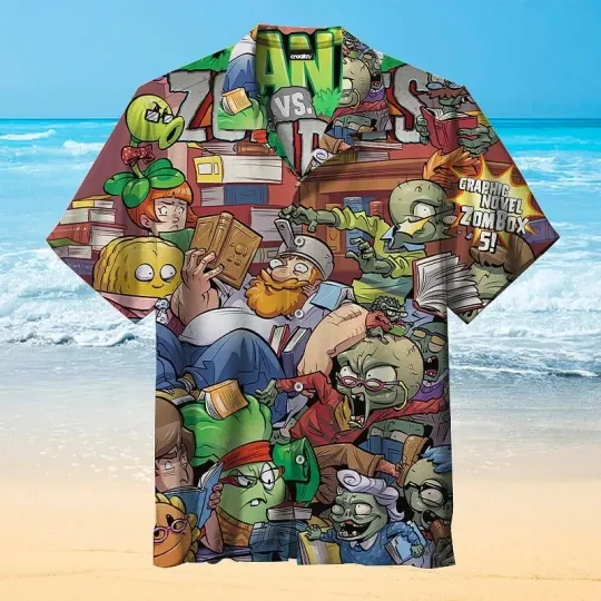 Discover Plants Vs Zombies Hawaiian Shirt Tropical Hawaiian Shirt Summer Beach