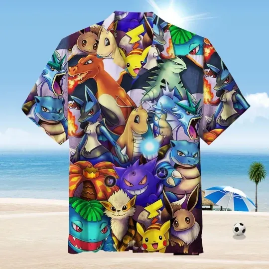 Discover PKM I Choose You Hawaiian Shirt Tropical Hawaiian Shirt Summer Beach