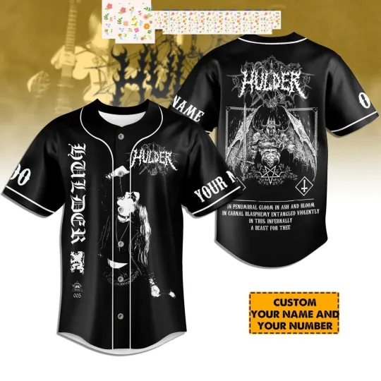 Discover Hulder In Penumbral Cloom Personalized Baseball Jersey