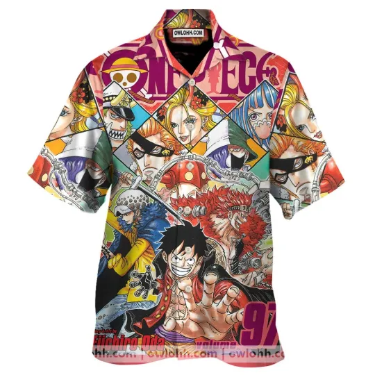 One Piece Printing Hawaiian Shirt