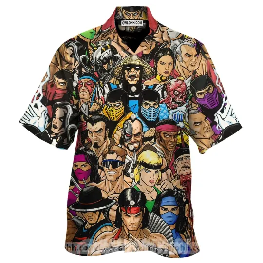 Discover Mortal Kombat Character Hawaiian Shirt