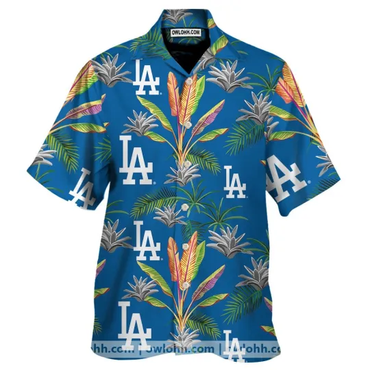 Los Angeles Dodgers Victory Vacay Hawaiian Shirt