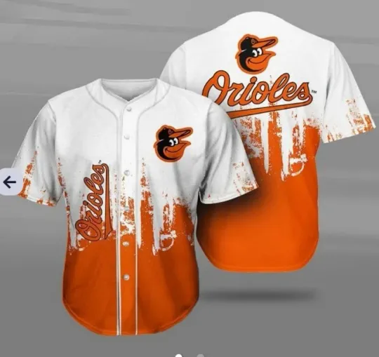 Orioles All Over Print Baseball Jersey, hot gift for fan - hot