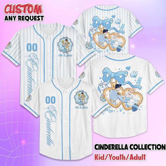 Discover Personalized Cinde Valentine Baseball Jersey, Disney Baseball Jersey Sports