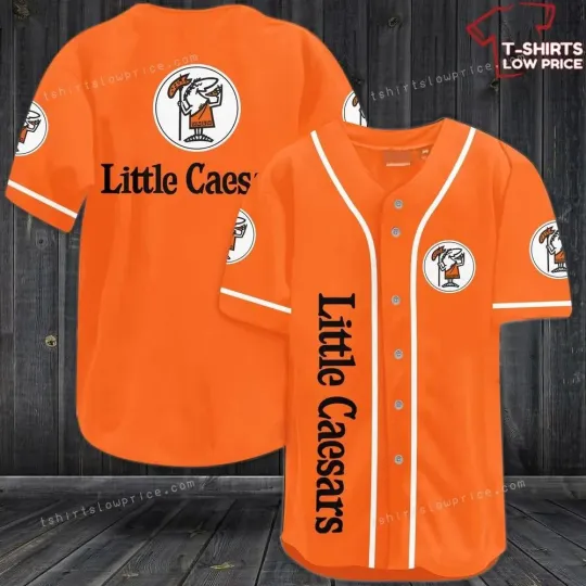 Little Caesars Orange Baseball Jersey_9zl_69