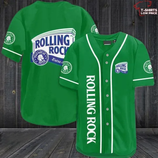 Green Rolling Rock Beer Baseball Jersey_och_57