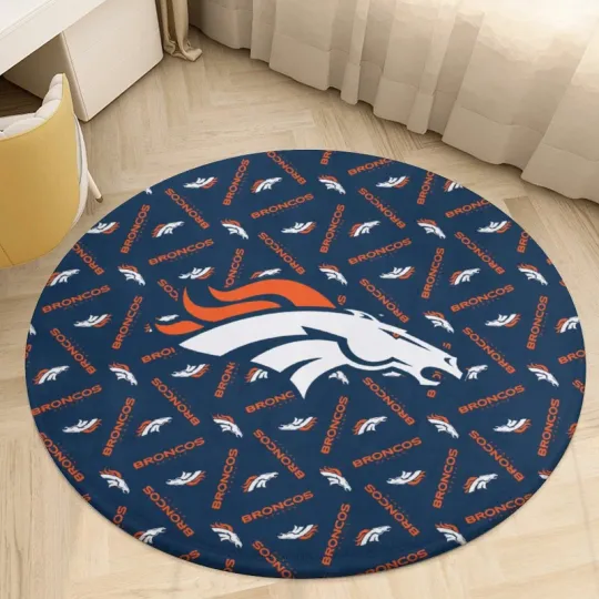 Discover Denver Broncos Rug