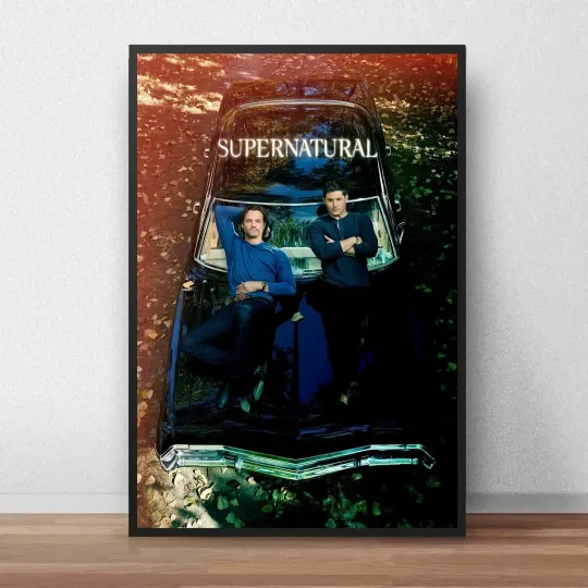 Discover Supernatural TV Series Poster Vertical Wall Art for Home Decor