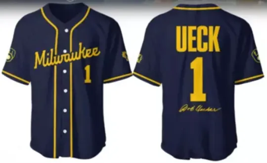 Bob Uecker 1934-2025 Memories baseball jersey hot jersey 3d gift II937