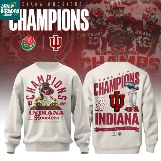 Discover HOT!!!!Hoosiers Rose Champions 2026 Celebrating Sweatshirt 2D