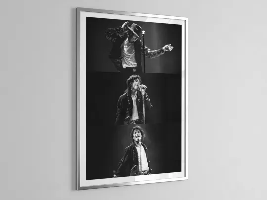 Discover Michael Jackson Vertical Poster Print Wall Art