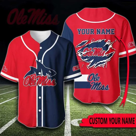 Personalized Ole Miss Rebels Baseball Jersey Shirt_q22_66