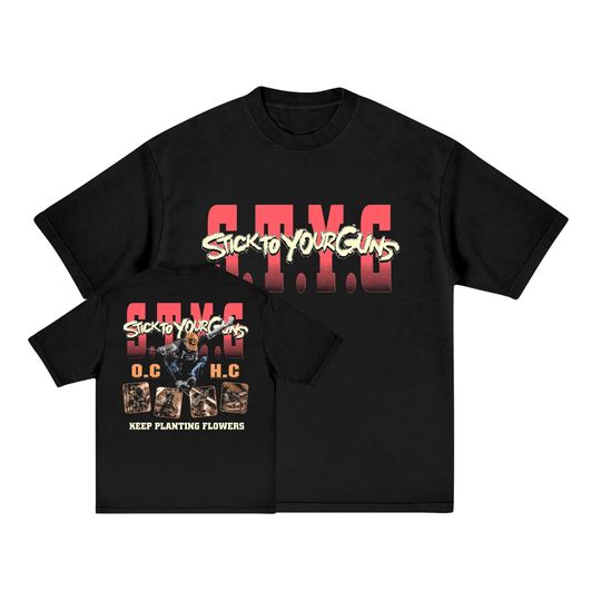Discover Stick to Your Guns Keep Planting Flowers Live T shirt - Stick to Your Guns Band Tee - Stick to Your Guns Hoodie - STYG 2026 Tour Shirt