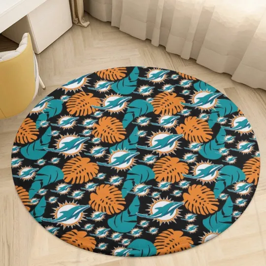 Miami Dolphins Fans Rug