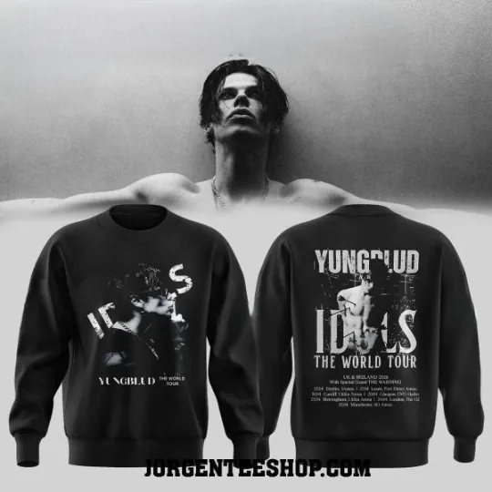 Discover Yungblud World Tour 2026 The Show Sweatshirt 2D