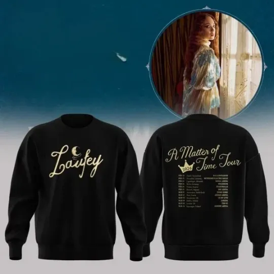 Discover Laufey Tour 2026 Special Edition Sweatshirt 2D