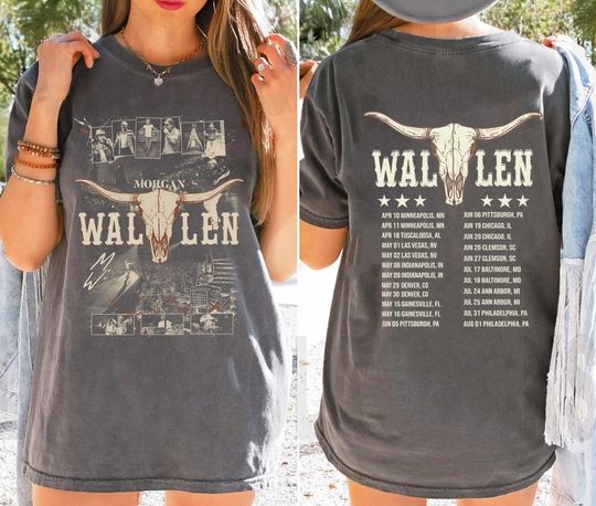 Discover 2sided Wallen Western Still The Problem Tour 2026 Shirt, Country Music Tee, Wallen Western Shirt, Fan Gift Idea, Merch 2026