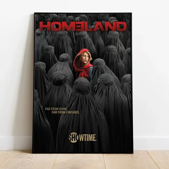 Discover Homeland TV Series Poster Claire Danes Spy Film Art Print Wall Decor Vertical Poster