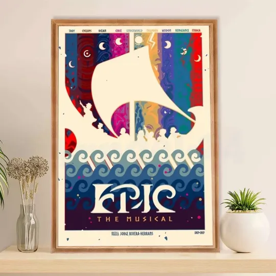 Discover Epic The Musical Poster - Colorful Odyssey Wall Art, Vertical Premium Matte Poster