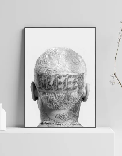 Discover Chris Brown Breezy Album Poster 2 Pack Vertical Premium Matte Art Print