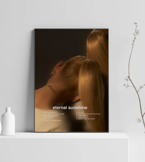 Ariana Eternal Sunshine Album Premium Music Poster | Vertical Matte Poster