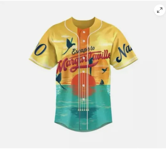 Jimmy Buffett Custom Baseball Jersey All baseball jersey, new 3d gift