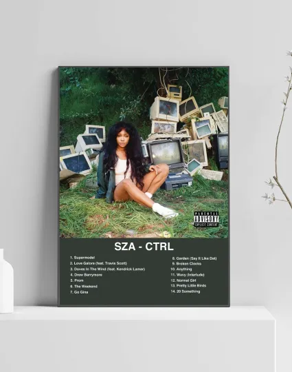 Discover SZA Ctrl Album Premium Matte Vertical Music Poster Artwork Tracklist