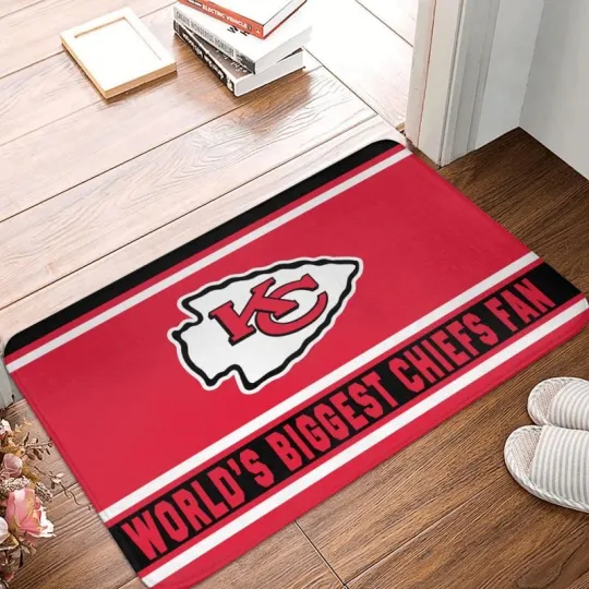 World's Kansas City Chiefs  Fan Floor Mat Decorative