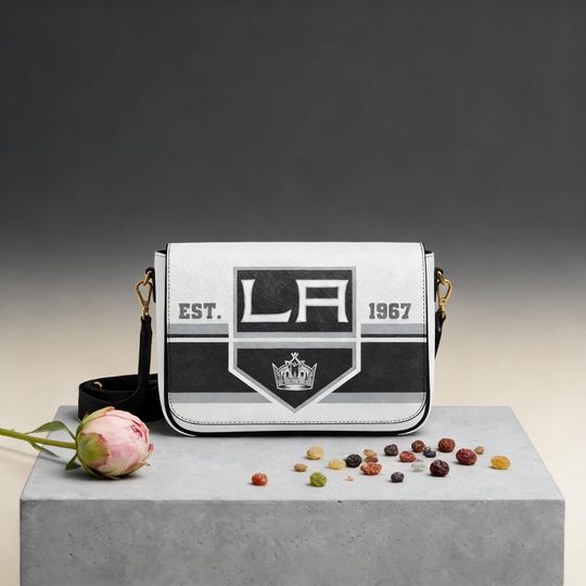 Discover Los Angeles Kings Personalized Messenger Bag, NHL Hockey Everyday Fan Crossbody