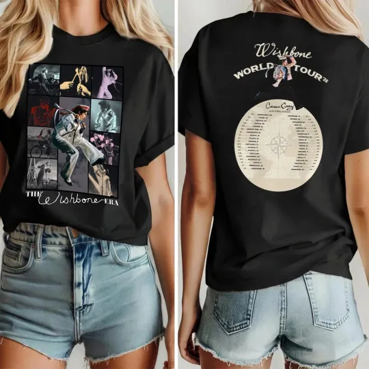 Conan Gray Wishbone World Tour 2026 Two Sided T-Shirt