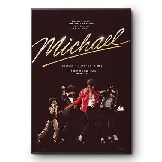 Discover Michael Jackson The Michael Movie 2025 Biopic Poster