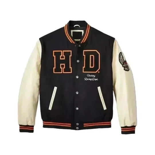 Discover Haarleyy-Daviidso'n Men's 120th Anniversary HD Varsity Sleeves Jacket