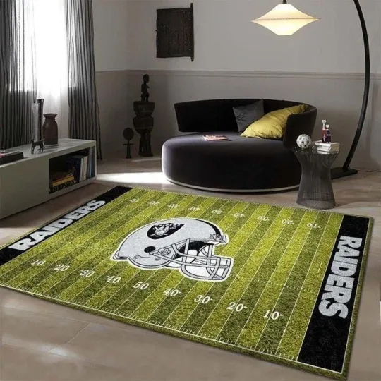 Discover Oakland Raiders Living Room And Bed Room Rug