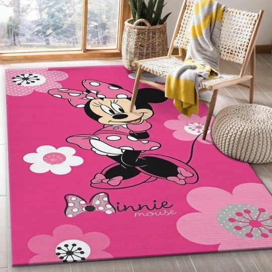 Discover Minnie Mouse Disney 14 Area Rug Living Room And Bed Room Rug Rug Regtangle -
