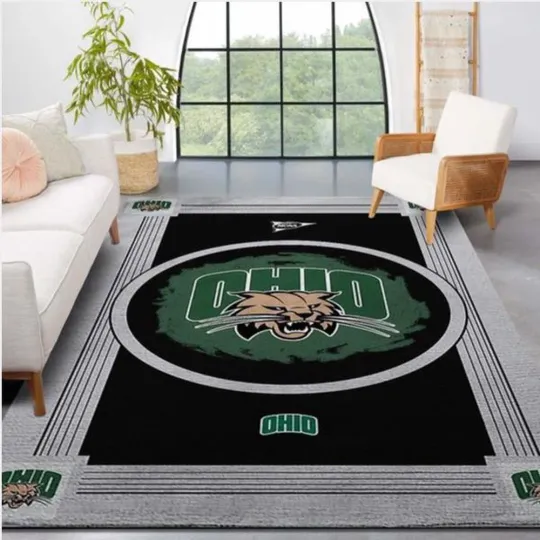 Discover Ohio Bobcats Area Rugs Ncaa Living Room Carpet -