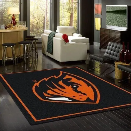 Discover NCAA&nbsp;Oregon State Beavers Rug Carpet Living Room Rug Regtangle Carpet -