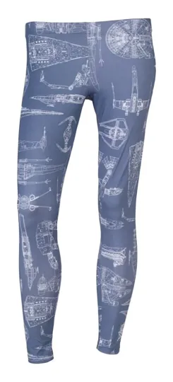 Discover Star Wars Schematics Leggings, Small