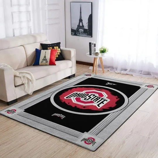 Discover Ohio State Buckeyes Area Rugs Ncaa Living Room Carpet 200303109 -