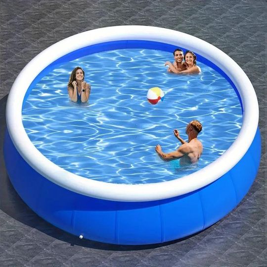 Discover Inflatable Swimming Pool - 366x76 Butterfly Design Coil Mesh Pool for Outdoor Fun and Relaxation