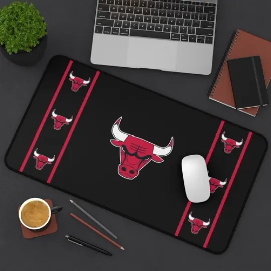 Discover chicago bulls Desk Mat Laptop basket mouse pad, Gamer Mousepad nba