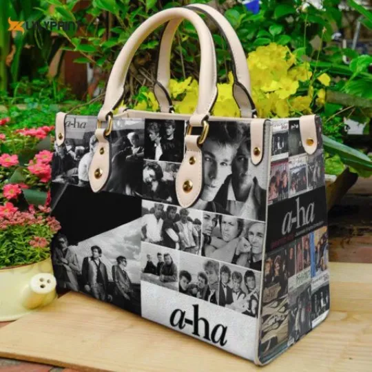 Discover A-ha Leather Handbag For Women Gift