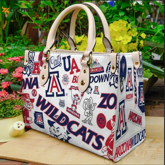 Arizonna Wildcats Leather Handbag For Women Gift